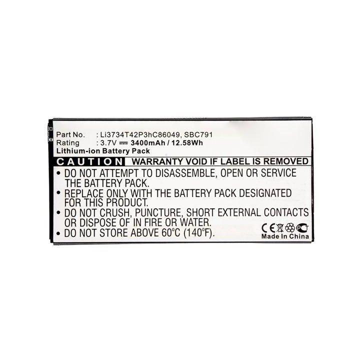TABX-BAT-ZTV910SL CoreParts Battery for MTC Mobile 12.58Wh Li-ion 3.7V 3400mAh, for M2, V9+, 1055, Mytab, T9, V9, V9 Light Tab, 