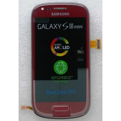 GH97-14204F Samsung Samsung i8190 Galaxy S III mini, display, touchscreen, red Samsung Galaxy...