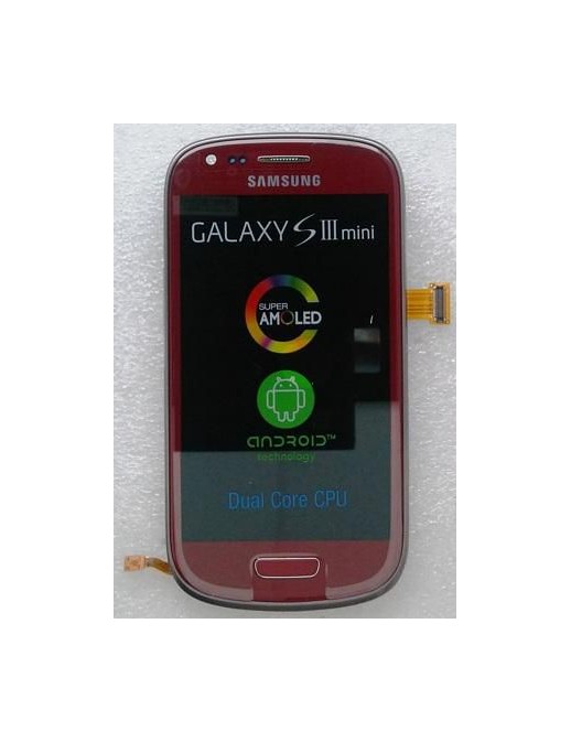 GH97-14204F Samsung Samsung i8190 Galaxy S III mini, display, touchscreen, red Samsung Galaxy (Mobilephone) S3 Mini (GT-I8190)