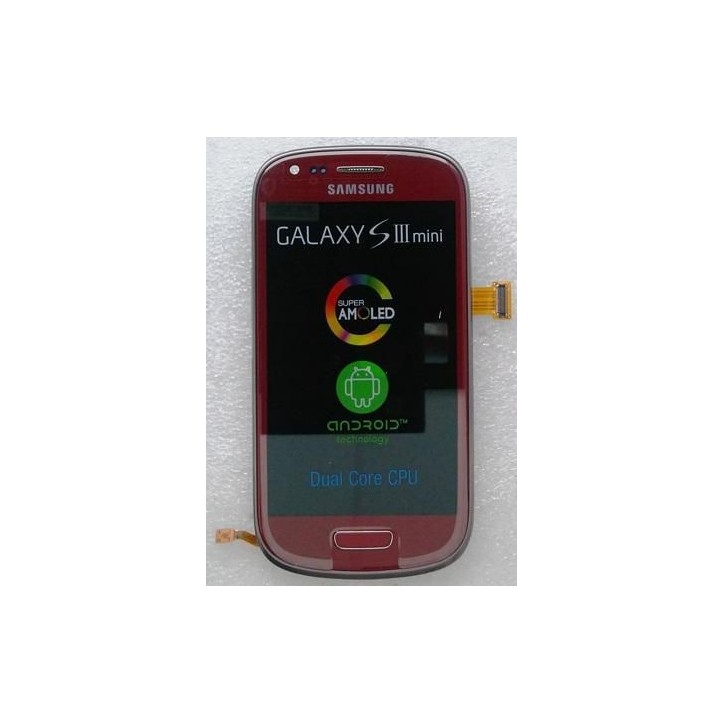 GH97-14204F Samsung Samsung i8190 Galaxy S III mini, display, touchscreen, red Samsung Galaxy (Mobilephone) S3 Mini (GT-I8190)