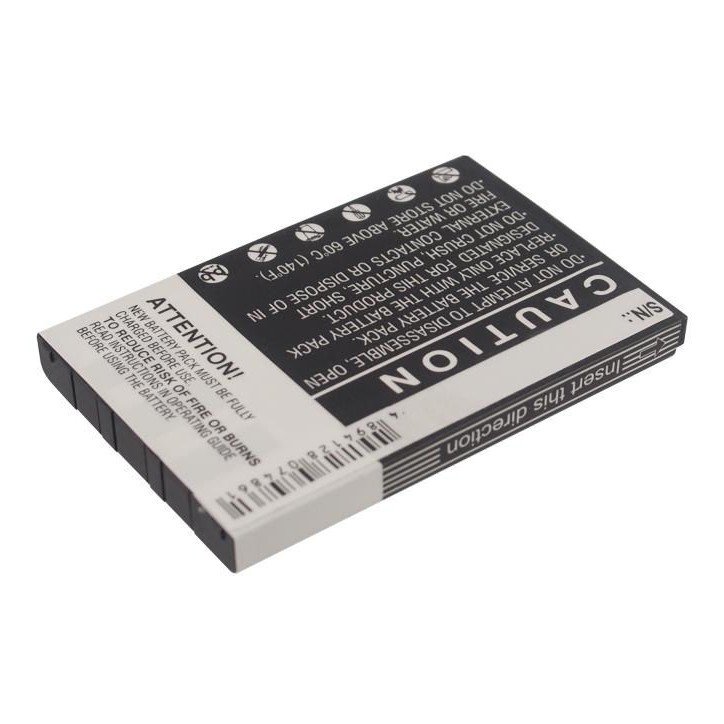 MBXMP-BA313 CoreParts Mobile Battery for Casio 4.63Wh Li-ion 3.7V 1250mAh Black for Casio Mobile, SmartPhone C781, GzOne Ravine 