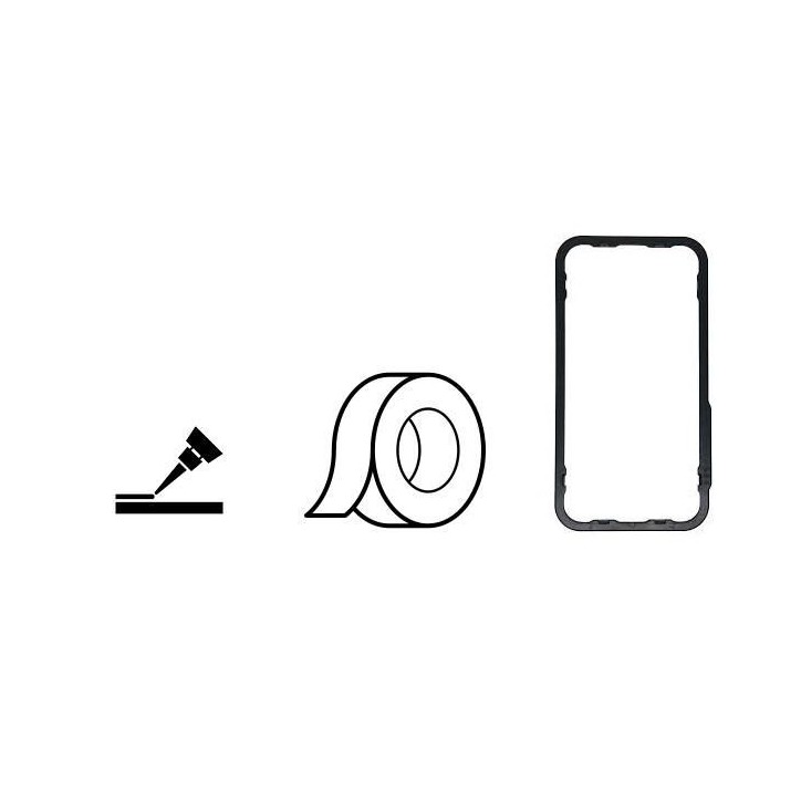 MSPP8042 CoreParts Adhesive tape for Xiaomi Mi 10T Lite (Front and Back)