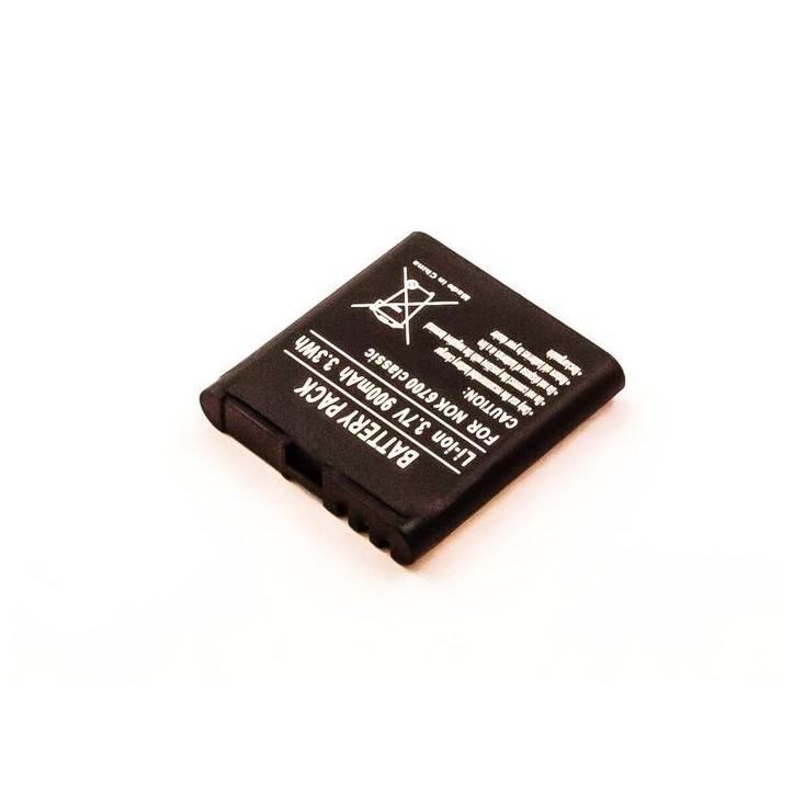 MBXNOK-BA0032 CoreParts Battery for Mobile 3.3Wh Li-ion 3.7V 900mAh Nokia BL-6Q