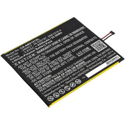 MBXTAB-BA008 MBXTAB-BA008 CoreParts Battery for Amazon Tablet 23.56Wh Li-Pol 3.8V 6200mAh Black for Amazon Tablet Kindle Fire...