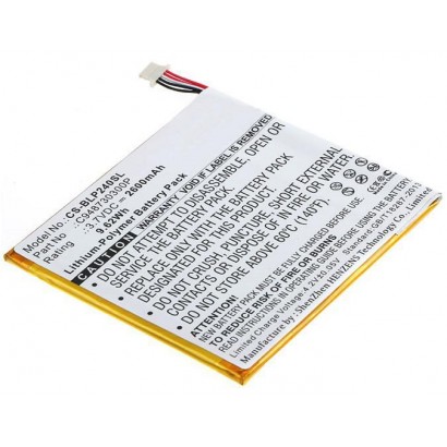 MBXTAB-BA031 MBXTAB-BA031 CoreParts Battery for BLU Tablet 9.62Wh Li-Pol 3.7VV 2600mAh Black for BLU Tablet BT-E003, P240u, T...