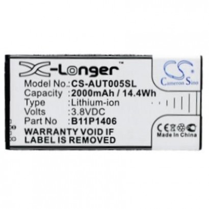 MOBX-BAT-AUT005SL MOBX-BAT-AUT005SL CoreParts Battery for Asus Mobile 7.6Wh Li-ion 3.8V 2000mAh, for PadFone X Mini 4.5, PadF...