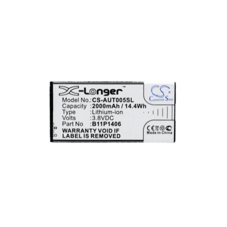 MOBX-BAT-AUT005SL CoreParts Battery for Asus Mobile 7.6Wh Li-ion 3.8V 2000mAh, for PadFone X Mini 4.5, PadFone X Mini 4.5 4G, PF