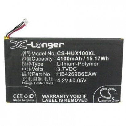MOBX-BAT-HUX100XL MOBX-BAT-HUX100XL CoreParts Battery for Huawei Mobile 15.17Wh Li-ion 3.7V 4100mAh, for Honor X1 4G 7D-504L,...