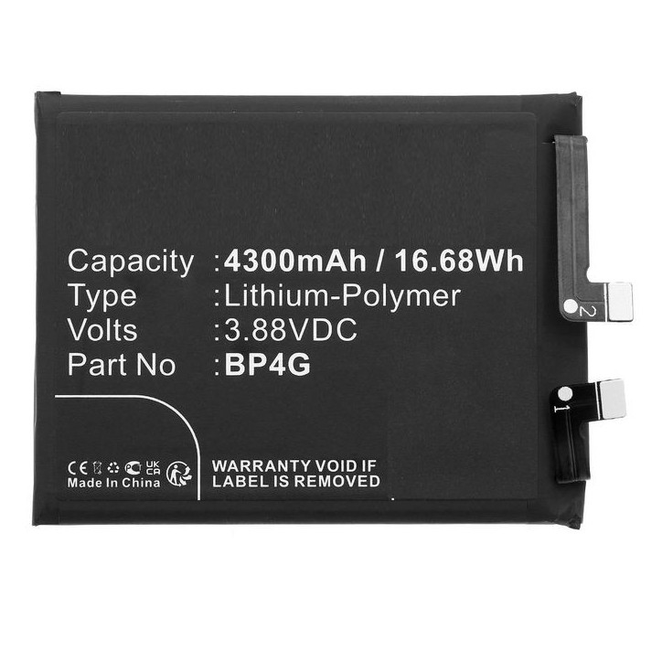 MBXMP-BA1777 CoreParts Battery for Xiaomi Mobile 16.68Wh 3.88V 4300mAh for Mi 13,Mi 13 5G,2211133C,2211133G BP4G