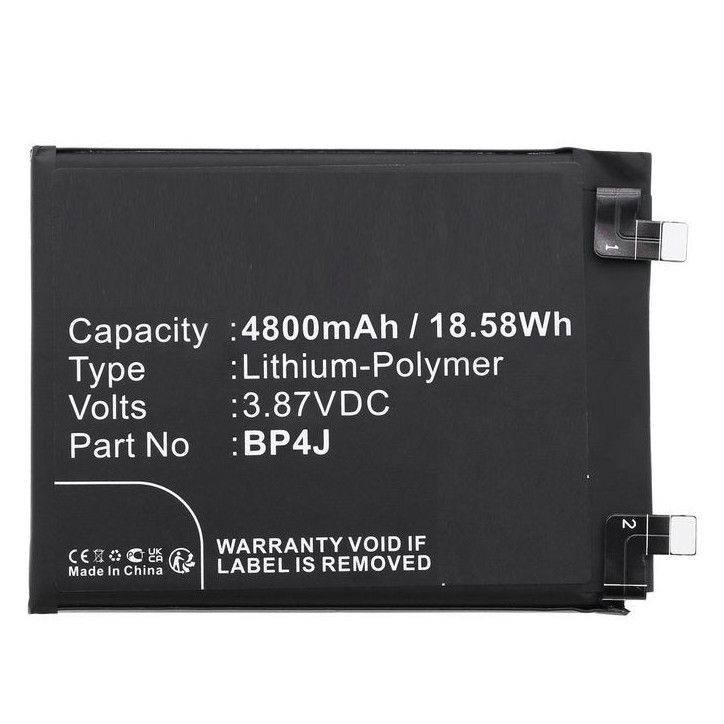 MBXMP-BA1780 CoreParts Battery for Redmi Mobile 18.58Wh 3.87V 4800mAh for Note 12 Pro+ 5G,22101316UP,Note 12 5G,22101316UCP BP4J