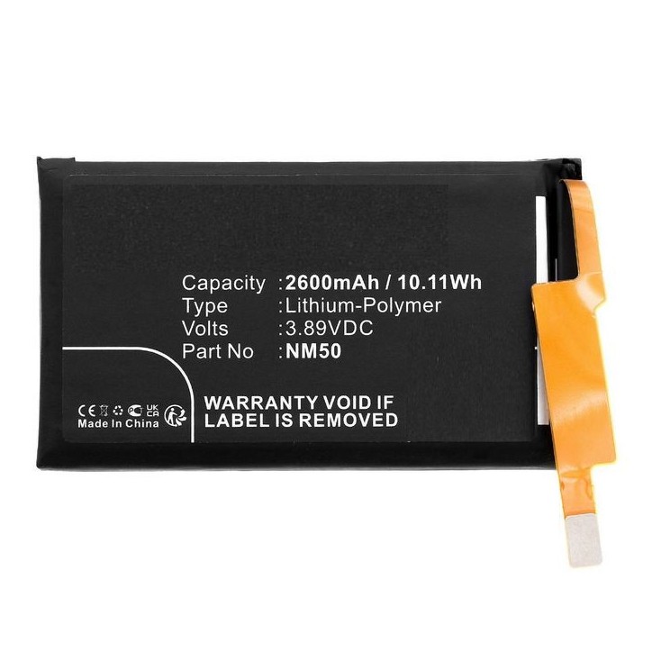 MBXMP-BA1788 CoreParts Battery for Motorola Mobile 10.11Wh 3.89V 2600mAh for Razr 2022,Razr 5G 3nd gen 2022,XT2251,XT2251-1 NM50