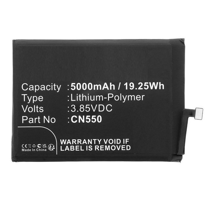 MBXMP-BA1790 CoreParts Battery for Nokia Mobile 19.25Wh 3.85V 5000mAh for G22,C31 CN550
