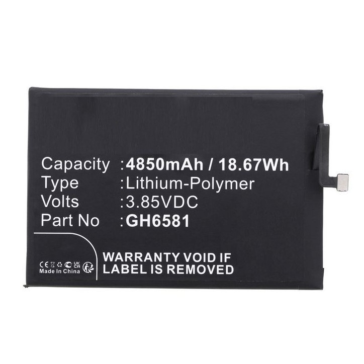 MBXMP-BA1791 CoreParts Battery for Nokia Mobile 18.67Wh 3.85V 4850mAh for G11 Plus 2022,TA-1421,TA-1413,TA-1408,TA-1429,G11 Plus