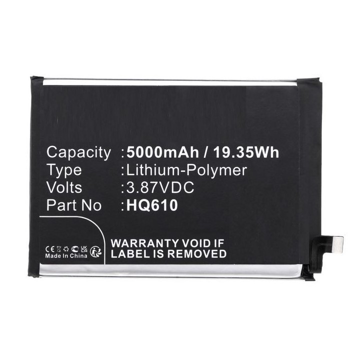 MBXMP-BA1793 CoreParts Battery for Nokia Mobile 19.25Wh 3.85V 5000mAh for G42 5G HQ610