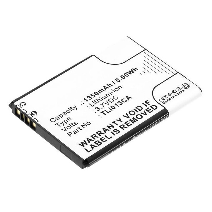 MBXMP-BA1798 CoreParts Battery for Alcatel Mobile 5WH 3.7V 1350mAh for OneTouch 3082X,OT-3082 TLi013CA