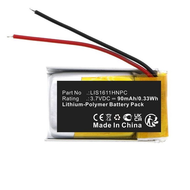 MBXSO-BA0077 CoreParts Battery for Sony 3D Glasses 0.33Wh 3.7V 90mAh for CECH-ZEG1U,Playstation PS3 3D Glasses LIS1611HNPC