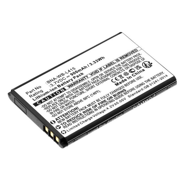 MBXCP-BA260 CoreParts Battery for Grandstream Cordless Phone 3.33Wh 3.7V 900mAh for 1595 BNA-WB-L415