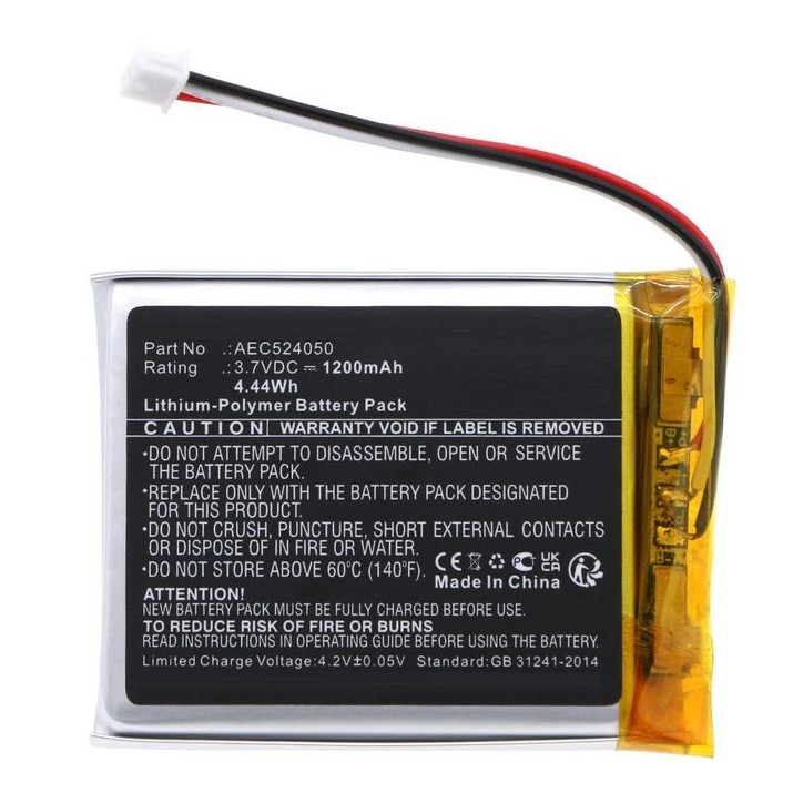 MBXMP-BA1807 CoreParts Battery for Doro Mobile, SmartPhone 3.33Wh 3.7V 900mAh for 1378,1380,1382,1385,DFB-0350 DBAB-800A