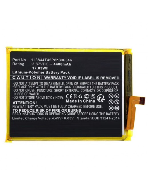 MBXMP-BA1817 MBXMP-BA1817 CoreParts Battery for ZTE Mobile, SmartPhone, Communication 17.03Wh 3.87V 4400mAh for Blade V40S,Ax...