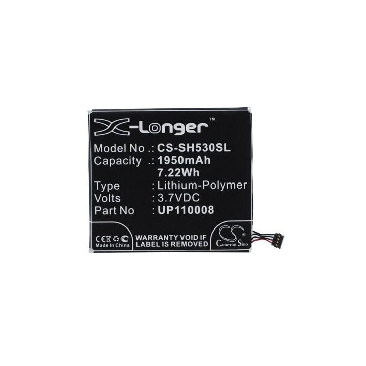 MOBX-BAT-SH530SL CoreParts Battery for Sharp Mobile 7.22Wh Li-ion 3.7V 1950mAh SH530U, AE5153600, UP110008, XN-1BT36