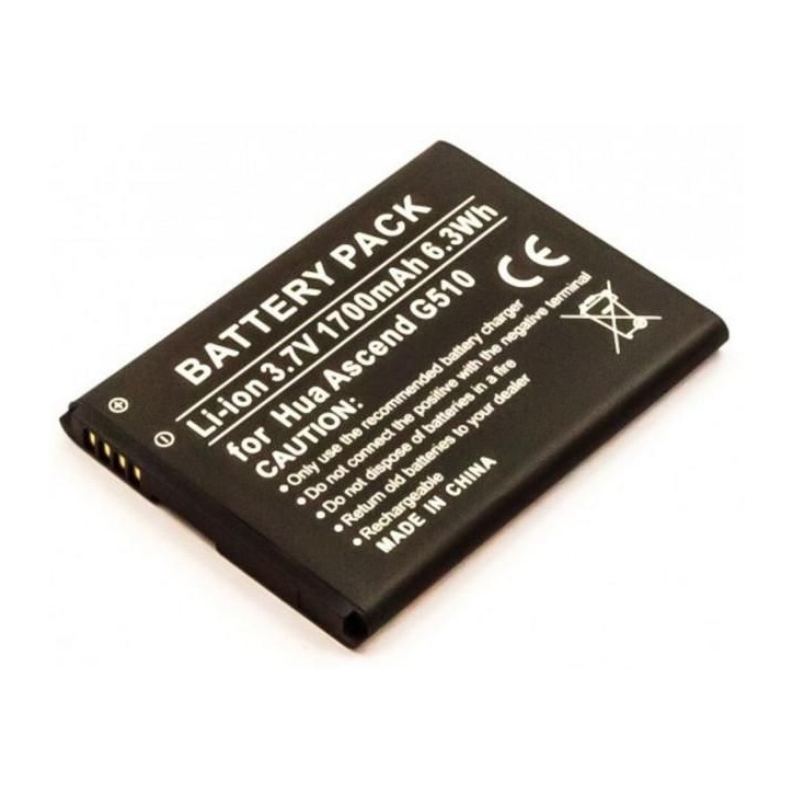 MOBX-HU-BAT0003 CoreParts Battery for Huawei Mobile 6.29Wh Li-ion 3.7V 1700mAh, Ascend G510 HB4W1, HB4W1H Huawei Mobile Ascend G