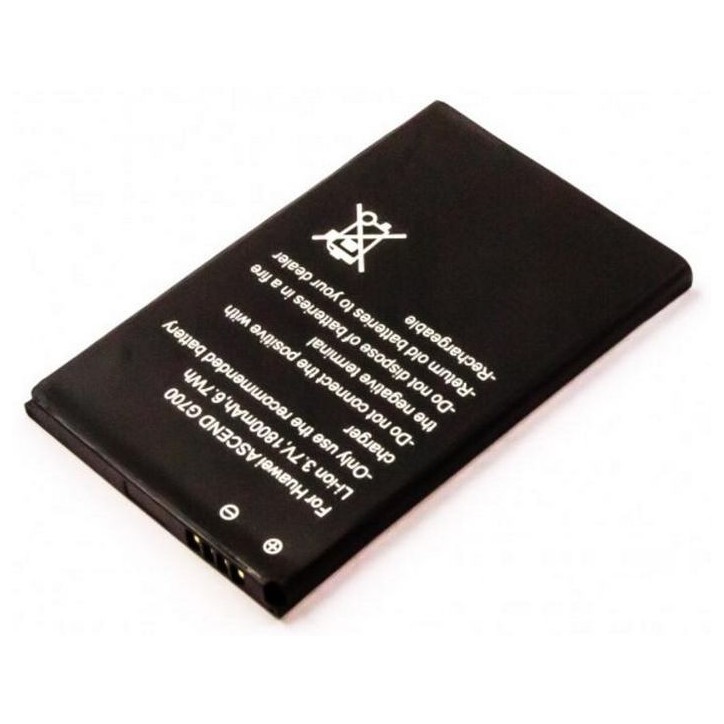 MOBX-HU-BAT0006 CoreParts Battery for Huawei Mobile 6.66Wh Li-ion 3.7V 1800mAh, Ascend G700 HB505076RBC Huawei Mobile Ascend G70