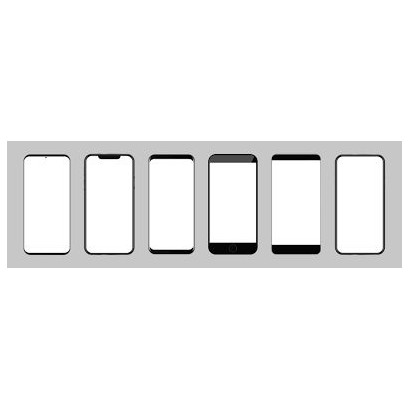 MSPP5834S MSPP5834S CoreParts Front Frame - Silver Galaxy S7 Samsung Galaxy (Mobilephone) S7 (SM-G930)