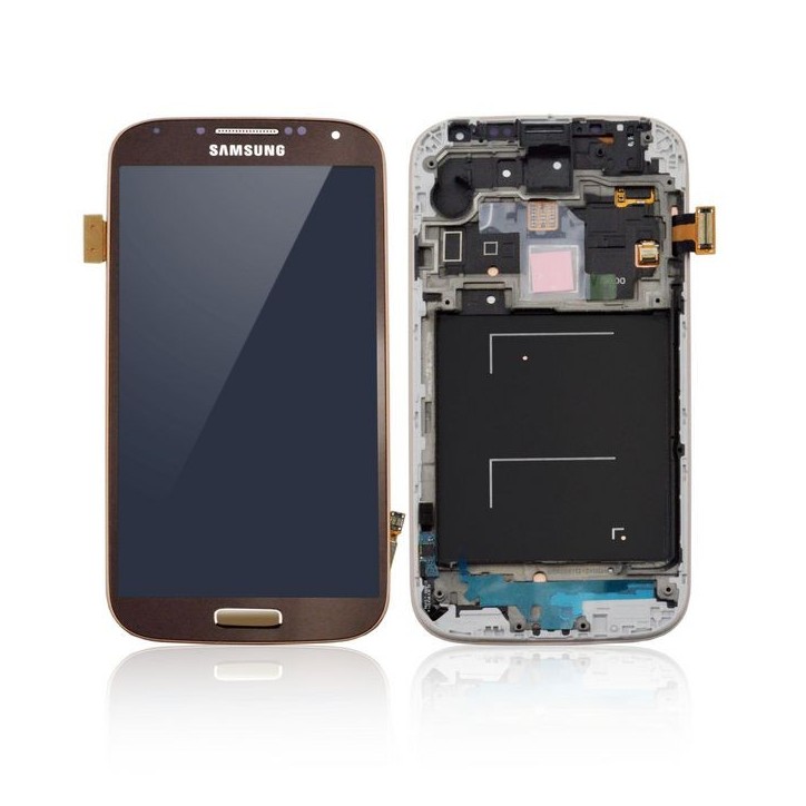MSPP70287 CoreParts Samsung Galaxy S4 GT-i9500 LCD Screen and Digitizer with Front Frame Assembly Brown Autumn Samsung Galaxy (M
