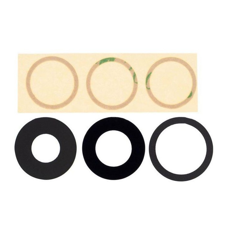 MOBX-IP14-13 CoreParts Apple iPhone 14 Pro/14 Pro Max Rear Camera Glass Lens with Adhesive (3pcs/set) Original New