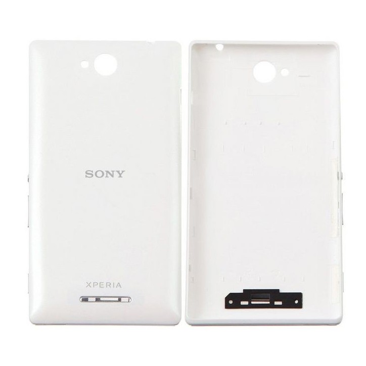 MSPP72417 CoreParts Sony Xperia C S39h Back Cover White Sony Mobile Xperia C C2305, S39H