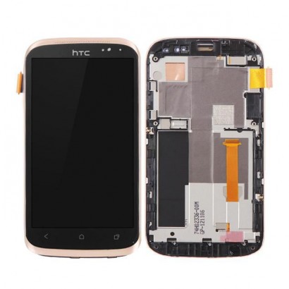 MSPP71722 CoreParts HTC Desire X T328e LCD Screen and Dgitizer with Front Frame Assembly Gold HTC...