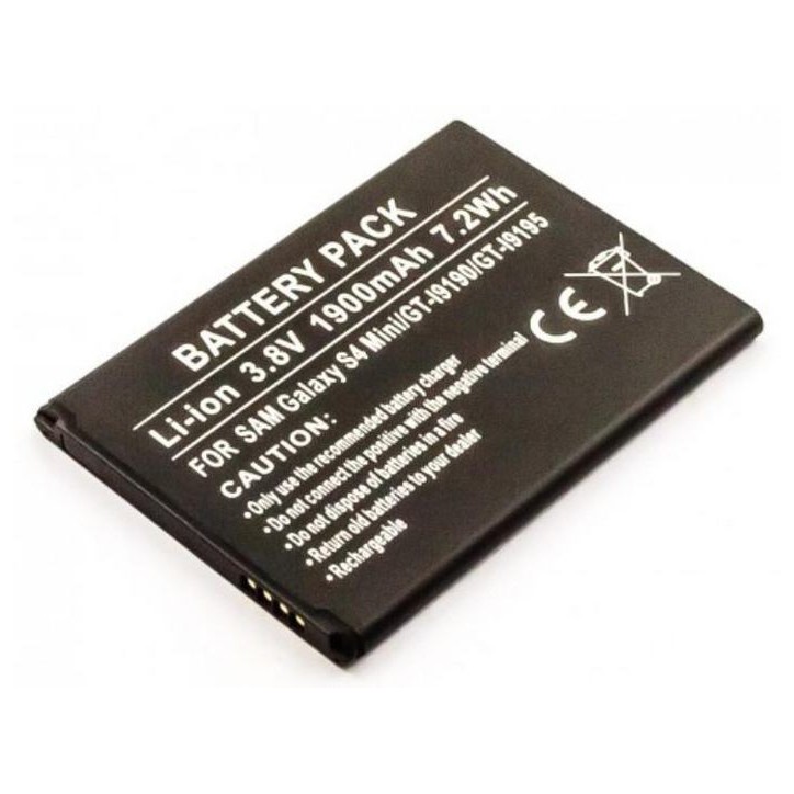 MBXSA-BA0102 CoreParts Battery for Samsung 7.2Wh Li-ion 3.8V 1900mAh Galaxy S4 Mini EB-B500AEBECWW, B500BE, B500BU Samsung Galax