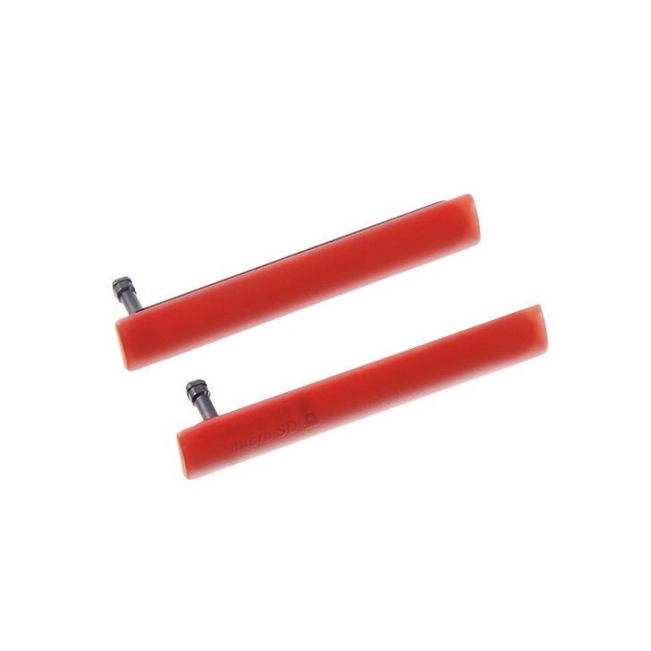 MSPP72299 CoreParts Sony Xperia Z3 Compact Card Slot and USB Cover (2 pcs-set) Red Sony Mobile Xperia Z3 Compact