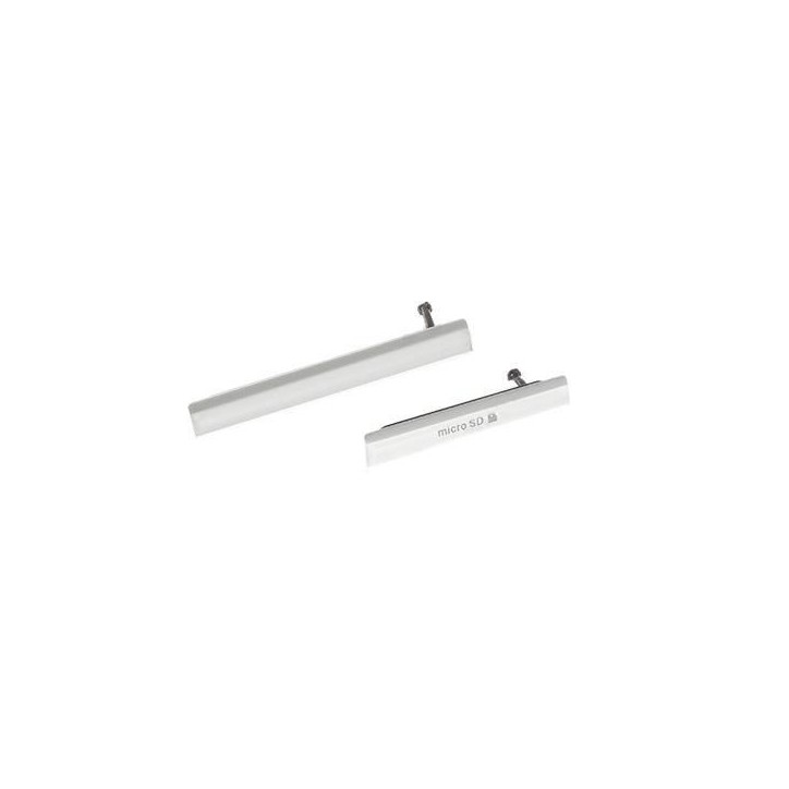MSPP72349 CoreParts Sony Xperia Z2 SD Card Cover Set (2 pcs-set) White Sony Mobile Xperia Z2 D6503