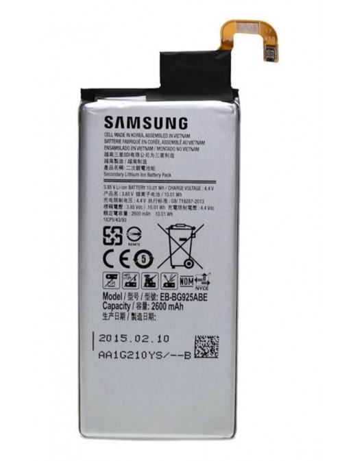 EB-BG925ABEGWW Samsung Mobile Phone Spare Part Battery Black, Silver