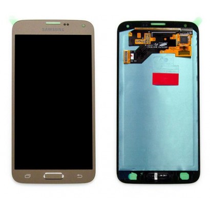 GH97-17787B Samsung LCD Assembly OCTA, Gold Samsung Galaxy (Mobilephone) S5 Neo (SM-G903)