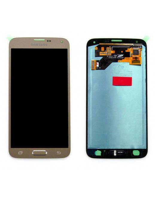 GH97-17787B Samsung LCD Assembly OCTA, Gold Samsung Galaxy (Mobilephone) S5 Neo (SM-G903)