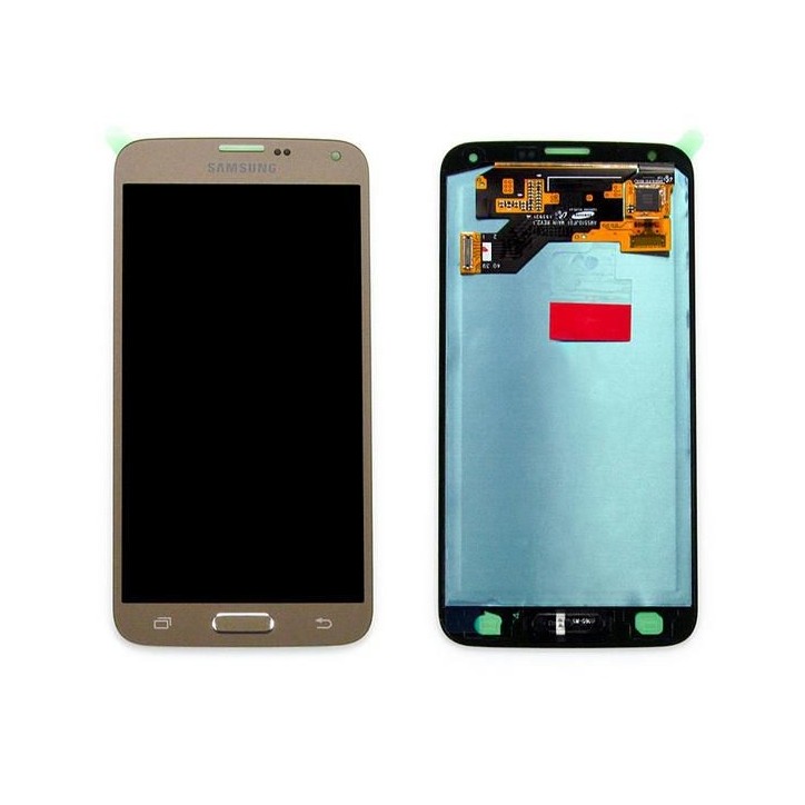 GH97-17787B Samsung LCD Assembly OCTA, Gold Samsung Galaxy (Mobilephone) S5 Neo (SM-G903)