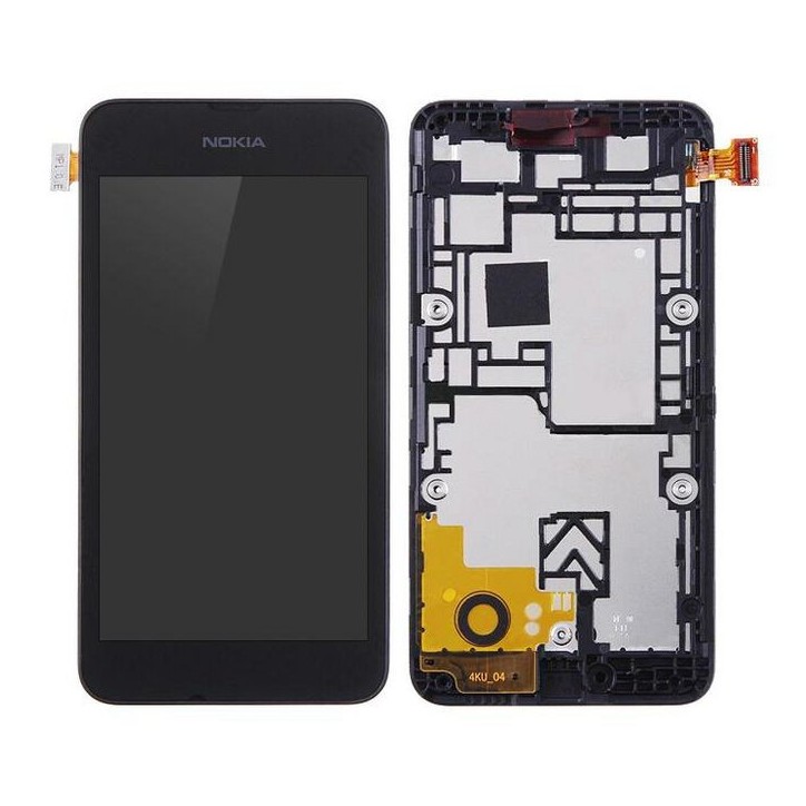 MSPP72169 CoreParts Nokia Lumia 530 LCD Screen and Digitizer with Front Frame Assembly Black Nokia Mobile Lumia 530