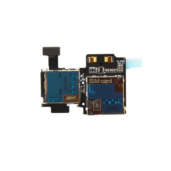 MSPP71028 CoreParts Samsung Galaxy S4 GT-I9505 SIM Card and SD Card Reader Contact Samsung Galaxy (Mobilephone) S4 (GT-I9505)