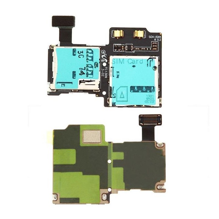 MSPP71037 CoreParts Samsung Galaxy S4 SCH-I545 SIM Card and SD Card Reader Contact Samsung Galaxy (Mobilephone) S4 (SCH-I545)