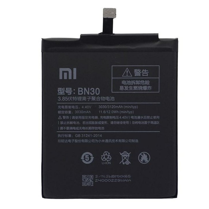 MOBX-XMI-RDMI4A-BAT CoreParts Battery for RedMi Mobile 11.86Wh Li-ion 3.8V 3120mAh, RedMi 4A BN30 Original Xiaomi Redmi 4A