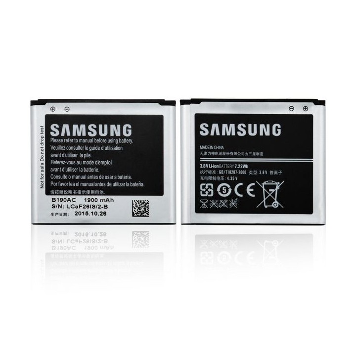 MSPP73721 CoreParts Battery for Samsung Mobile 7.22Wh Li-ion 3.8V 1900mAh, Samsung W2014 B190AC B190AC