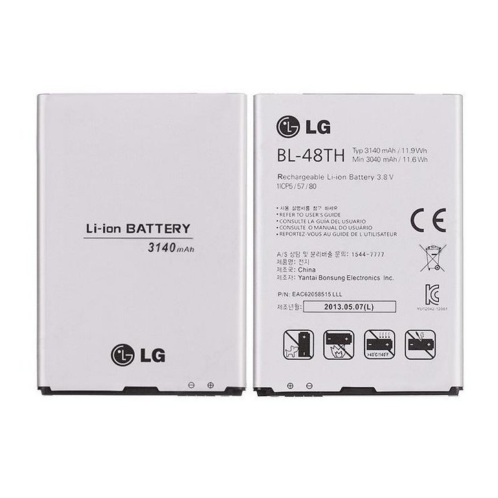 MSPP71909 CoreParts Battery for LG Mobile 11.93Wh Li-ion 3.8V 3140mAh, LG Optimus G Pro E980 BL-48TH LG Mobile Optimus G Pro E98