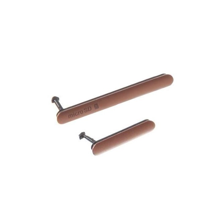 MSPP72275 CoreParts Sony Xperia Z3 Card Slot and USB Cover (2 pcs-set) Copper Sony Mobile Xperia Z3