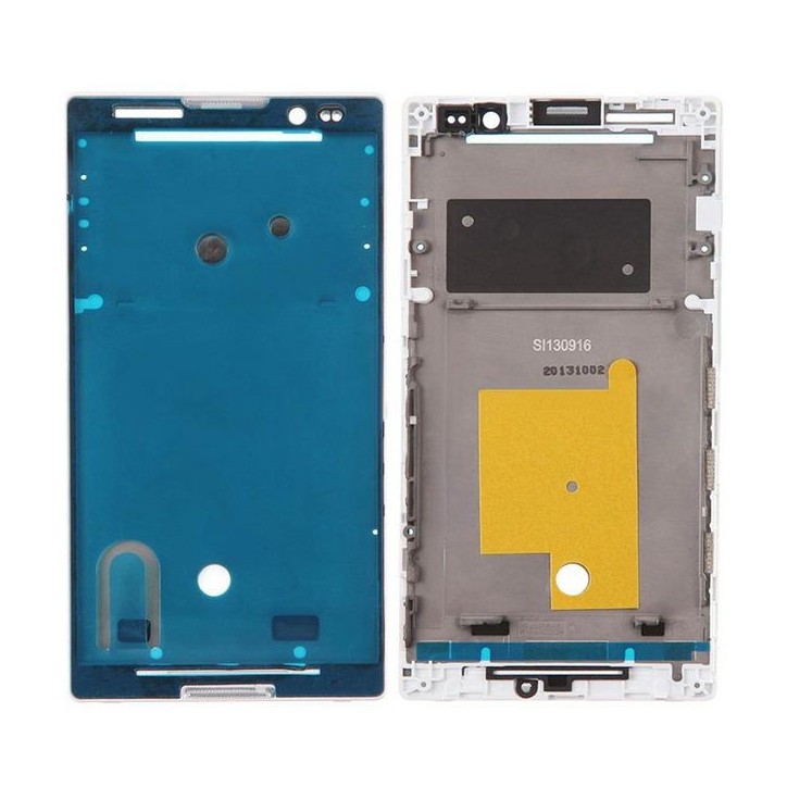 MSPP72414 CoreParts Sony Xperia C S39h Front Frame White Sony Mobile Xperia C C2305, S39H