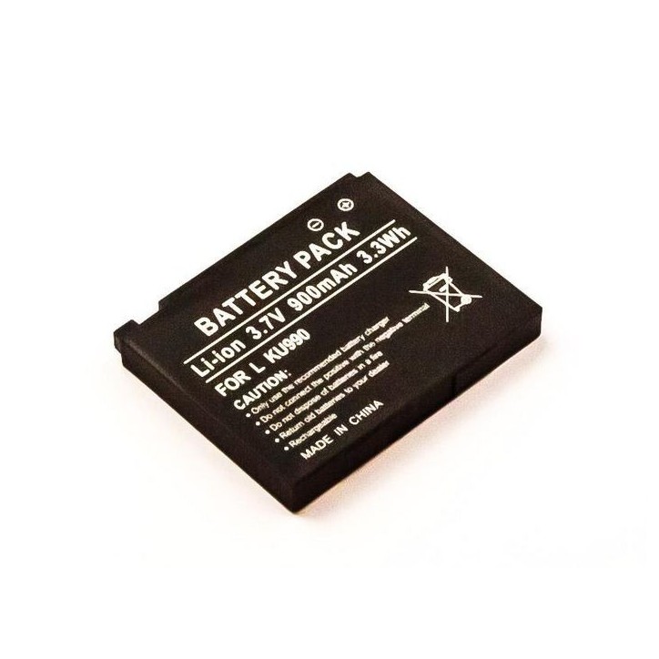 MBXLG-BA0014 CoreParts Battery for Mobile 3.3Wh Li-ion 3.7V 900mAh LG LGIP-580A, SBPL0083505, SBPL0091101 LG Mobile KU990