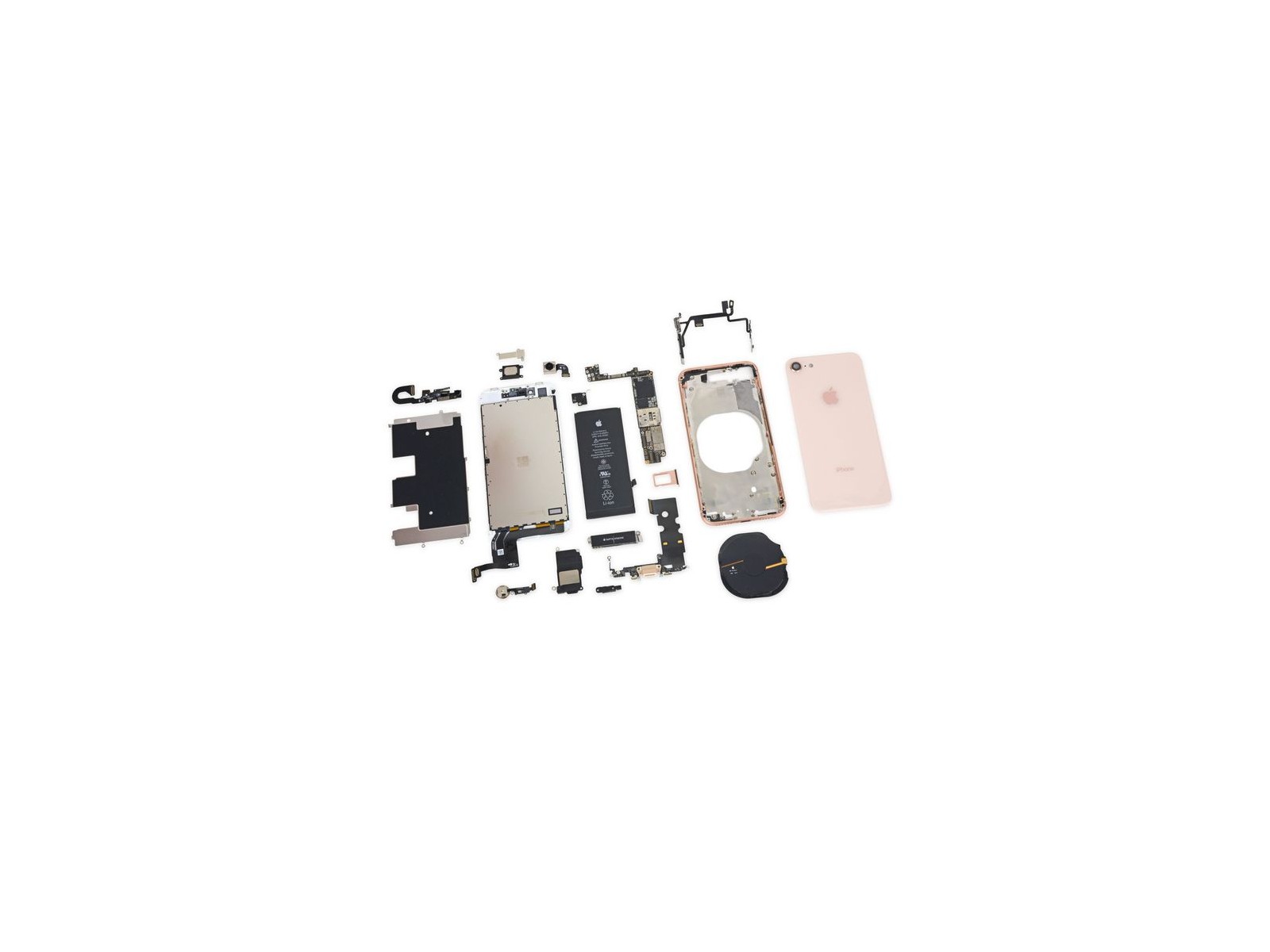MSPP75433 MSPP75433 CoreParts iPhone 8G Full Set Screw - White OEM New