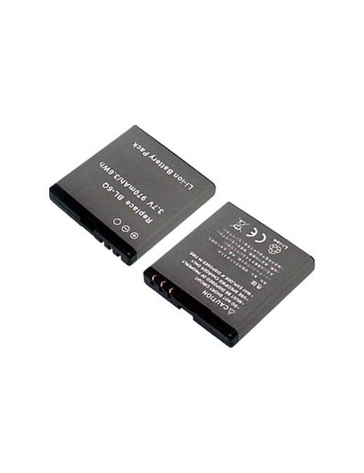 MBP-NOK1024 CoreParts Battery for Mobile 3.3Wh Li-Pol 3.7V 900mAh D.Grey Nokia BL-6Q Nokia Mobile 6700