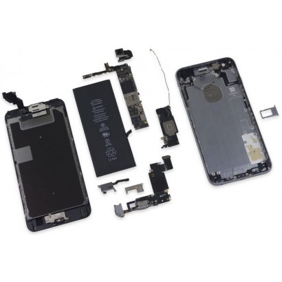 MSPP75474 CoreParts iPhone iPhone 6SPlus Side Buttons Set+SIM Card Tray - Gold OEM New
